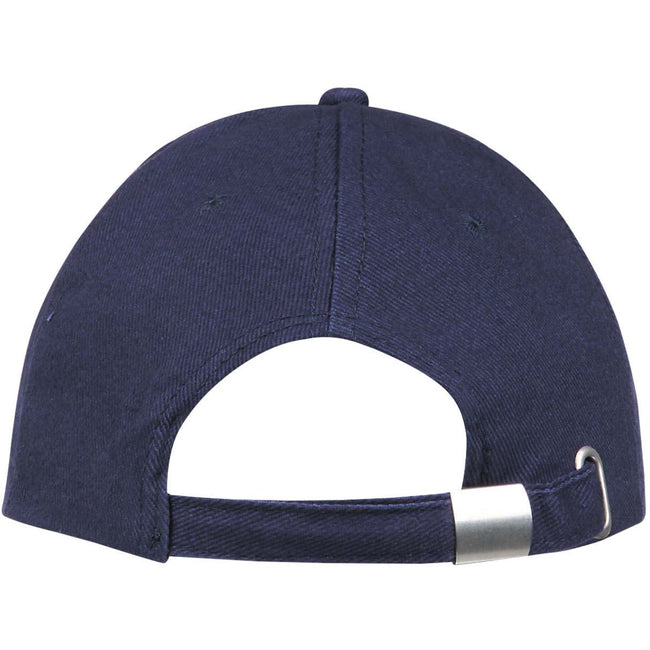 French Navy-Neon Orange - Back - SOLS Unisex Buffalo 6 Panel Baseball Cap