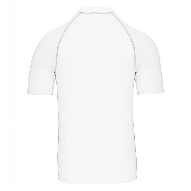 White - Back - Proact Childrens-Kids Surf T-Shirt