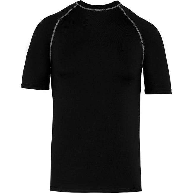 Black - Front - Proact Childrens-Kids Surf T-Shirt