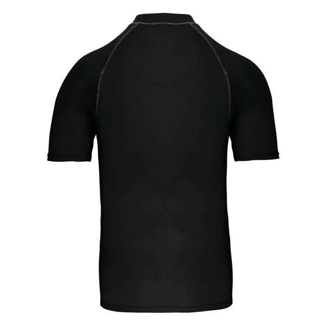 Black - Back - Proact Childrens-Kids Surf T-Shirt