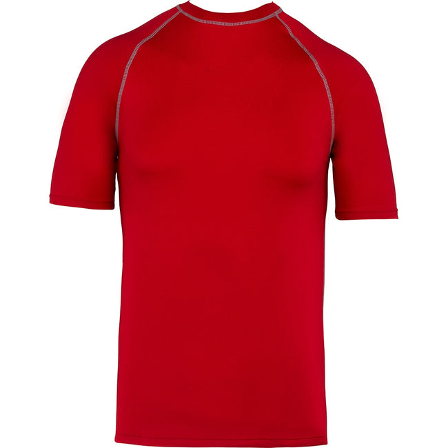 Sporty Red - Front - Proact Childrens-Kids Surf T-Shirt