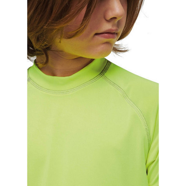 Fluorescent Yellow - Lifestyle - Proact Childrens-Kids Surf T-Shirt