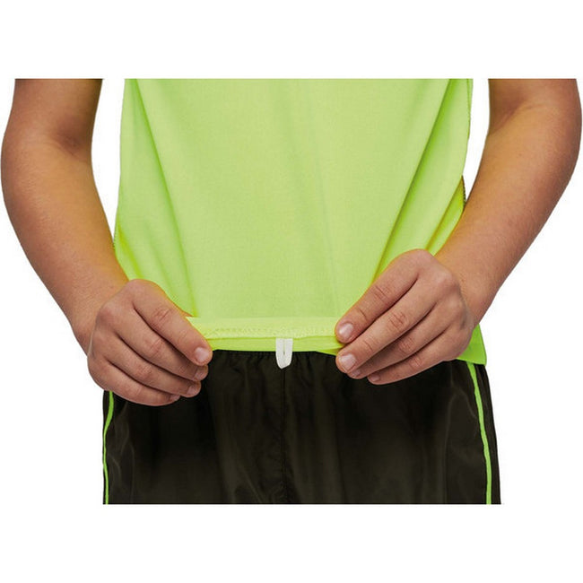 Fluorescent Yellow - Pack Shot - Proact Childrens-Kids Surf T-Shirt