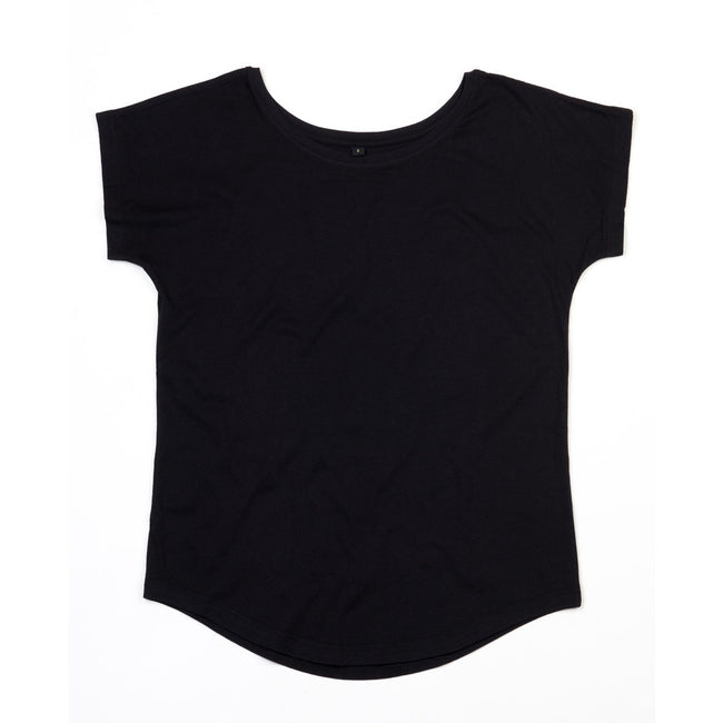Black - Front - Mantis Womens-Ladies Loose Fit T-Shirt