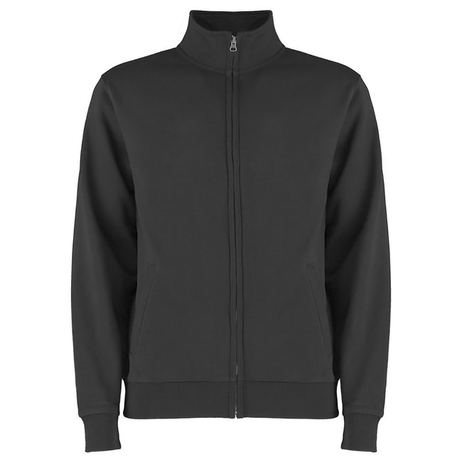 Dark Grey - Front - Kustom Adults Unisex Kit Sweat Jacket