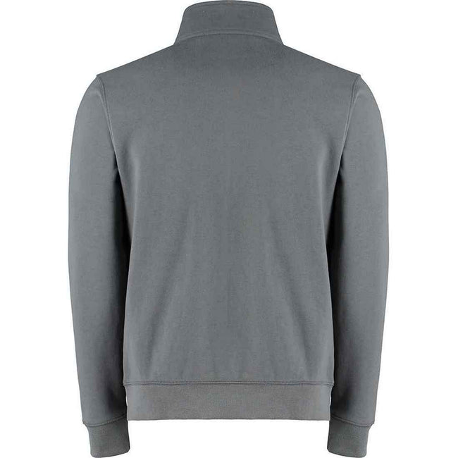 Dark Grey - Back - Kustom Adults Unisex Kit Sweat Jacket