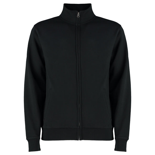 Black - Front - Kustom Adults Unisex Kit Sweat Jacket