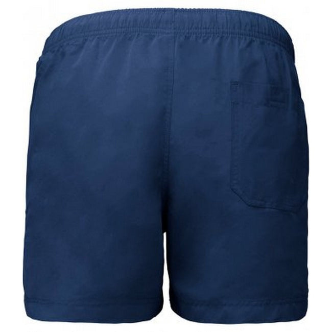 Sporty Navy - Back - Proact Adults Unisex Swimming Shorts