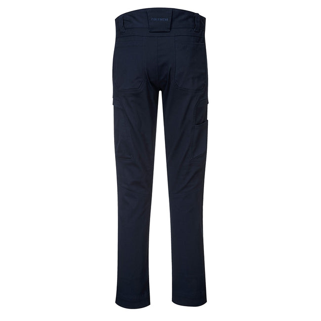 Dark Navy - Back - Portwest Adults Unisex KX3 Cargo Trousers