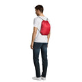 Red - Back - SOLS Urban Gymsac Drawstring Bag