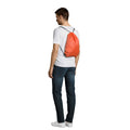 Orange - Back - SOLS Urban Gymsac Drawstring Bag
