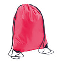 Neon Coral - Front - SOLS Urban Gymsac Drawstring Bag