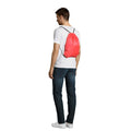 Neon Coral - Back - SOLS Urban Gymsac Drawstring Bag