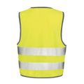 Fluorescent Yellow - Back - Result Adults Unisex Core Motorist Hi-Vis Vest
