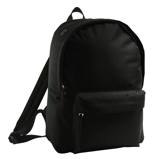 Black - Front - SOLS Rider Backpack - Rucksack Bag