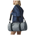 Pure Grey - Back - BagBase Recycled Barrel Bag