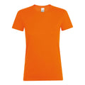 Orange - Front - SOLS Womens-Ladies Regent Short Sleeve T-Shirt