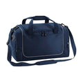 French Navy-Light Grey - Front - Quadra Teamwear Locker Bag