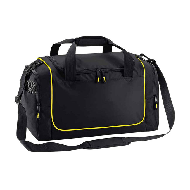Black-Yellow - Front - Quadra Teamwear Locker Bag