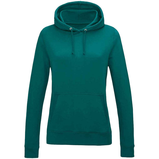 Jade - Front - AWDis Womens-Ladies Girlie College Hoodie