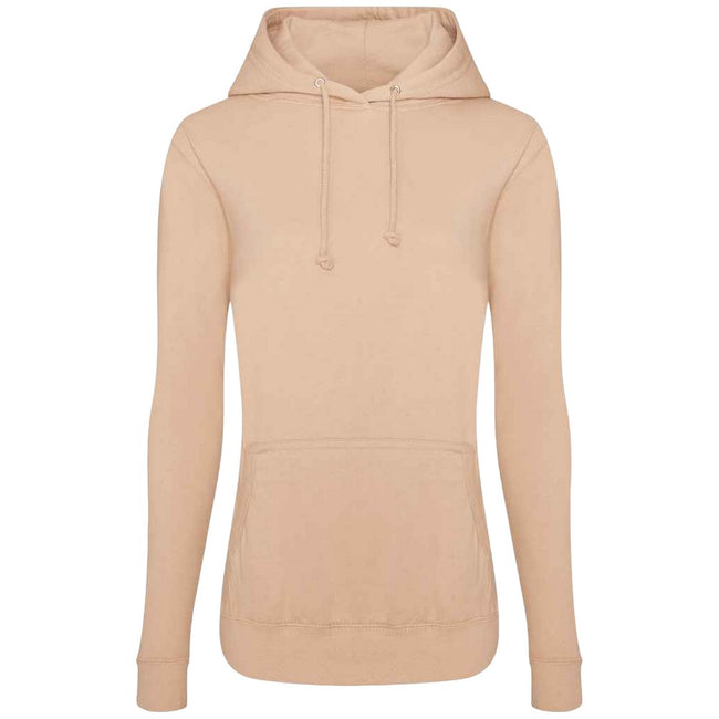 Nude - Front - AWDis Womens-Ladies Girlie College Hoodie