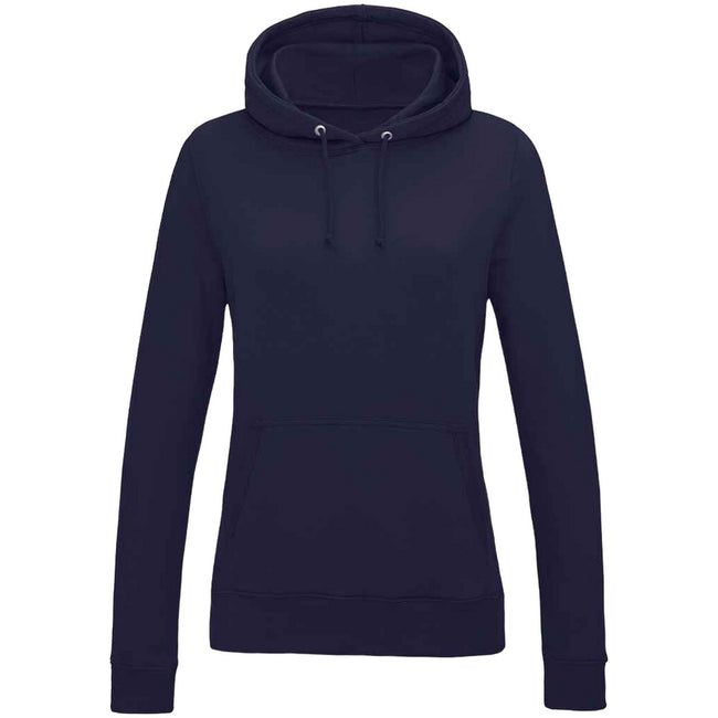 Oxford Navy - Front - AWDis Womens-Ladies Girlie College Hoodie