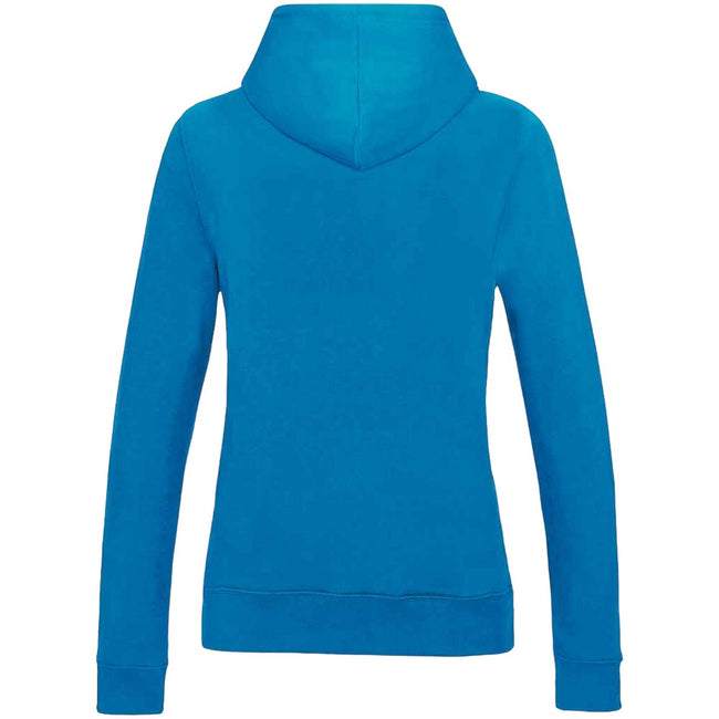 Sapphire Blue - Back - AWDis Womens-Ladies Girlie College Hoodie