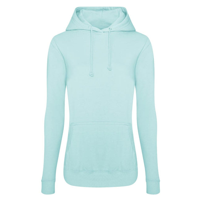 Peppermint - Front - AWDis Womens-Ladies Girlie College Hoodie