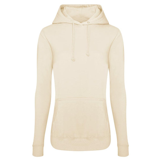 Vanilla - Front - AWDis Womens-Ladies Girlie College Hoodie