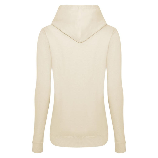 Vanilla - Back - AWDis Womens-Ladies Girlie College Hoodie