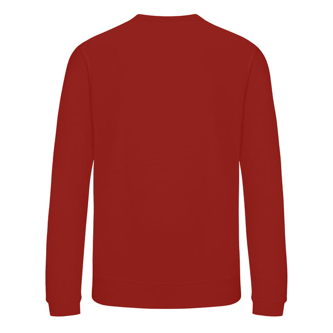 Fire Red - Back - AWDis Just Hoods Childrens-Kids Sweatshirt