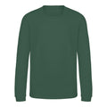 Bottle Green - Front - AWDis Just Hoods Childrens-Kids Sweatshirt