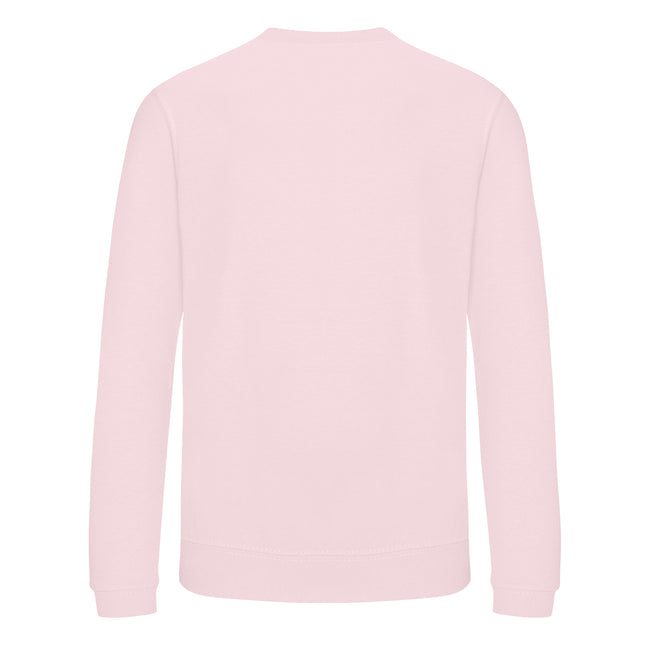 Baby Pink - Back - AWDis Just Hoods Childrens-Kids Sweatshirt