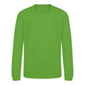 Lime Green - Front - AWDis Just Hoods Childrens-Kids Sweatshirt