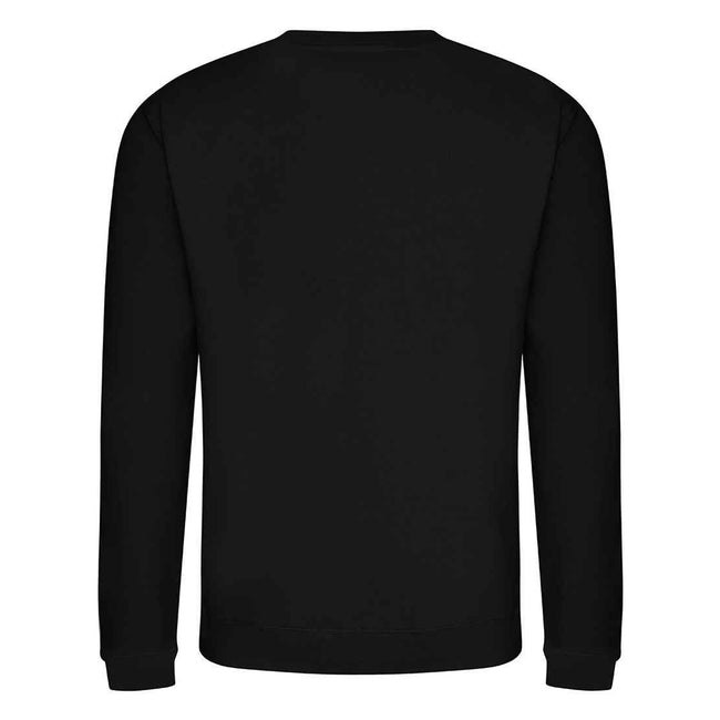 Deep Black - Back - AWDis Just Hoods Childrens-Kids Sweatshirt