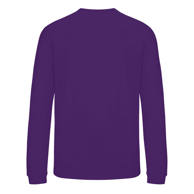 Purple - Back - AWDis Just Hoods Childrens-Kids Sweatshirt