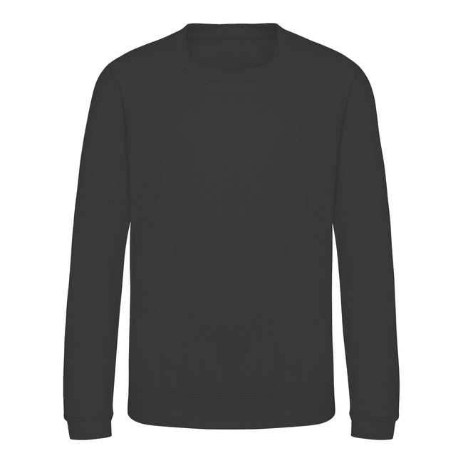 Storm Grey - Front - AWDis Just Hoods Childrens-Kids Sweatshirt