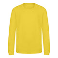 Sun Yellow - Front - AWDis Just Hoods Childrens-Kids Sweatshirt