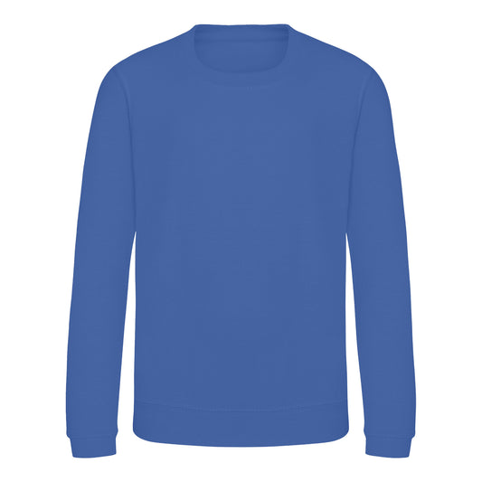 Bright Royal - Front - AWDis Just Hoods Childrens-Kids Sweatshirt