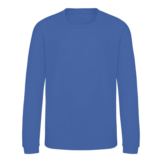 Bright Royal - Front - AWDis Just Hoods Childrens-Kids Sweatshirt