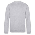 Heather Grey - Back - AWDis Just Hoods Childrens-Kids Sweatshirt