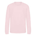Baby Pink - Front - AWDis Just Hoods Childrens-Kids Sweatshirt