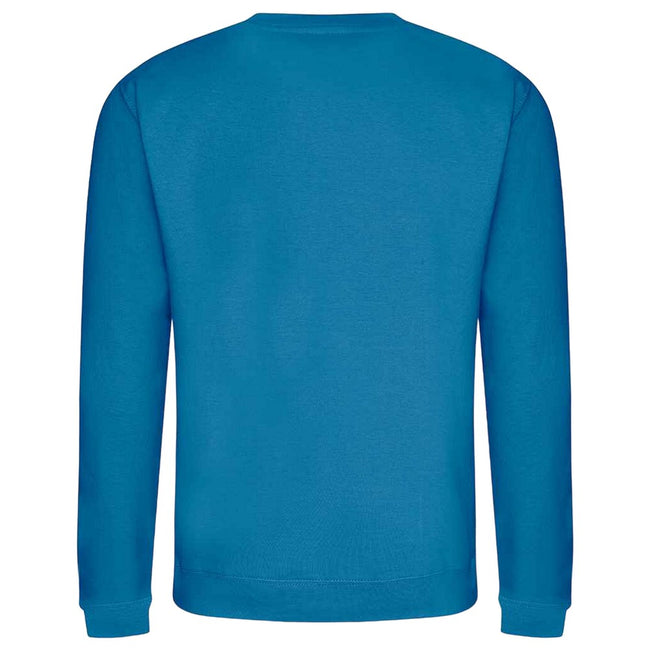 Sapphire Blue - Back - AWDis Adults Unisex Just Hoods Sweatshirt