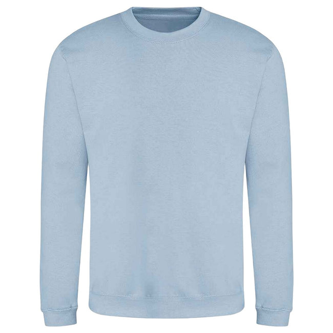 Sky Blue - Front - AWDis Adults Unisex Just Hoods Sweatshirt