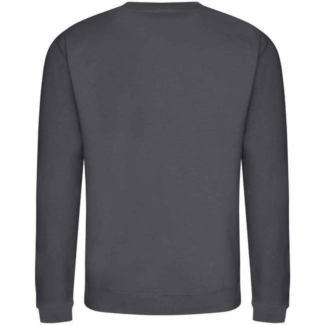 Shark Grey - Back - AWDis Adults Unisex Just Hoods Sweatshirt