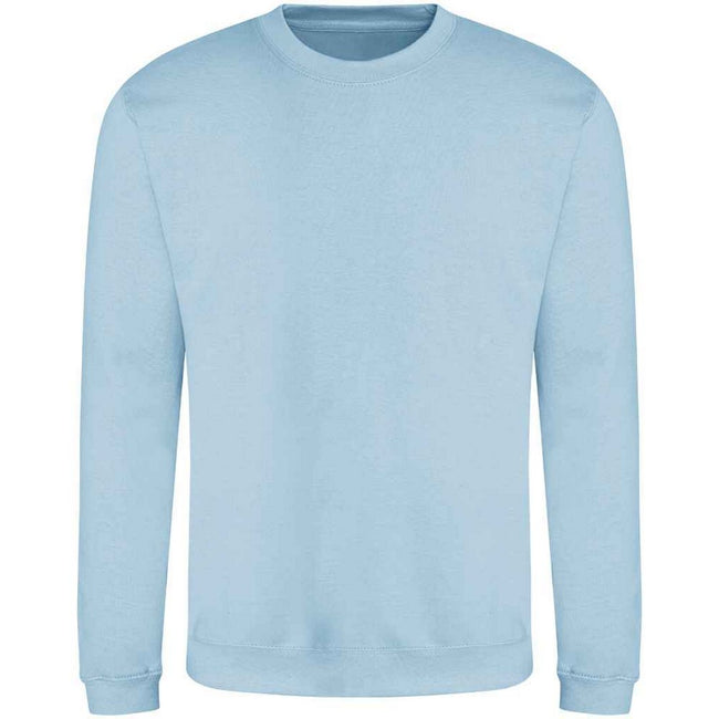 Ice Blue - Front - AWDis Adults Unisex Just Hoods Sweatshirt