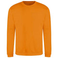 Pumpkin Pie - Front - AWDis Adults Unisex Just Hoods Sweatshirt