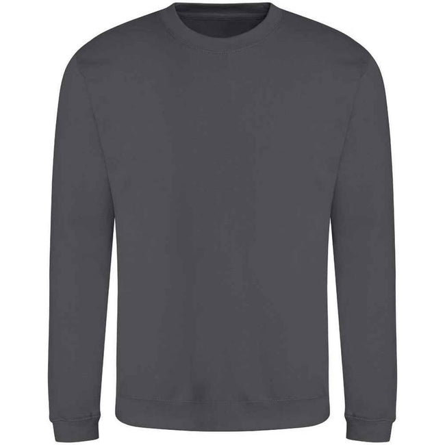 Shark Grey - Side - AWDis Adults Unisex Just Hoods Sweatshirt