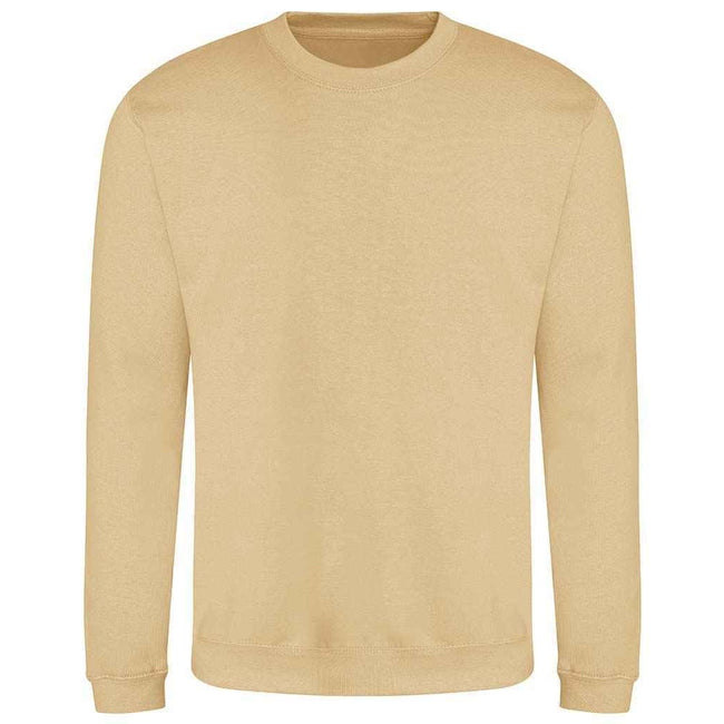 Desert Sand - Front - AWDis Adults Unisex Just Hoods Sweatshirt
