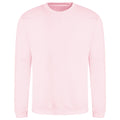 Baby Pink - Front - AWDis Adults Unisex Just Hoods Sweatshirt